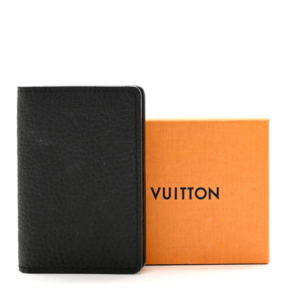 Louis Vuitton Calfskin Monogram Shadow Pocket Organizer Black 7 of 7