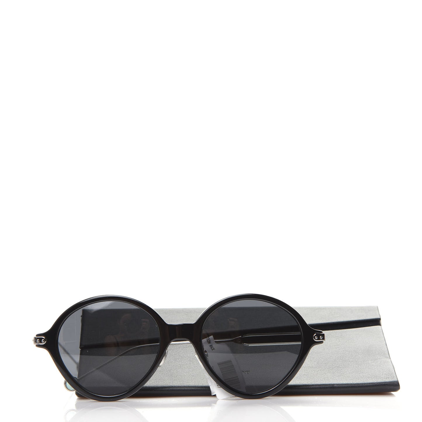 Acetate Round Umbrage Sunglasses Tortoise Black