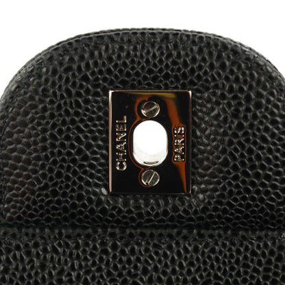 Chanel Caviar Quilted Jumbo Double Flap Black 9 of 12