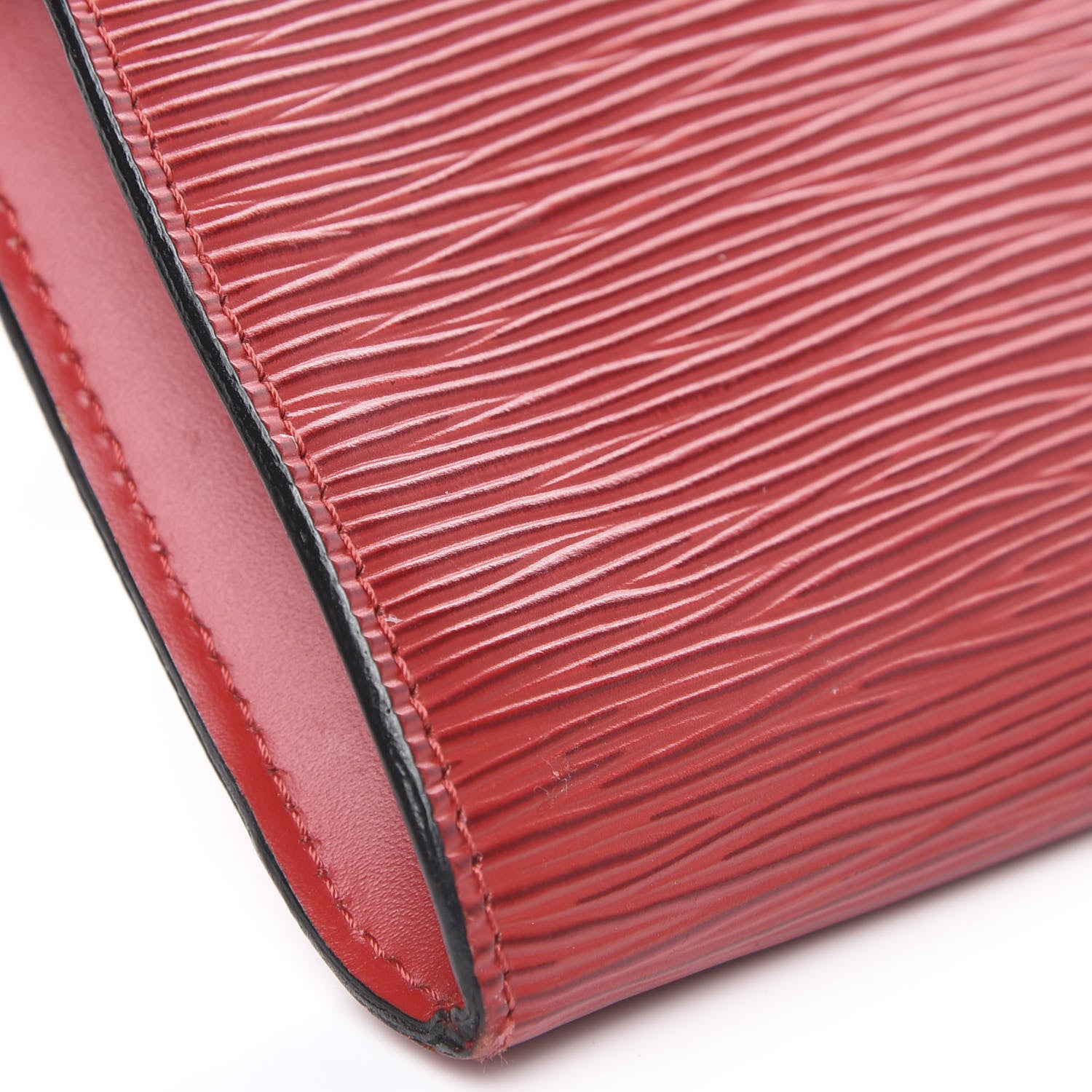 Louis Vuitton Epi Pochette Accessories 21 Castillan Red 16 of 18