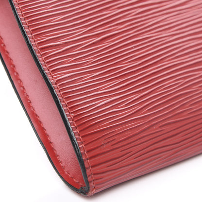 Louis Vuitton Epi Pochette Accessories 21 Castillan Red 16 of 18