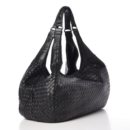 Bottega Veneta Nappa Intrecciato Large Campana Black 3 of 21