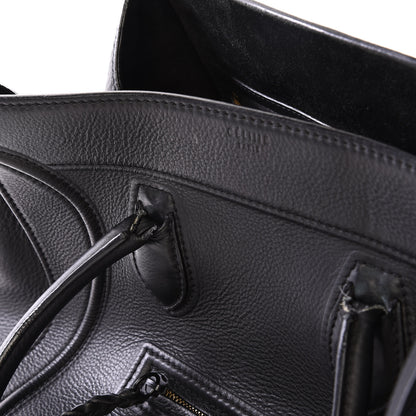 Celine Supple Calfskin Medium Phantom Luggage Black 12 of 12