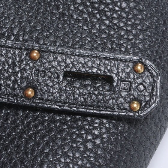 Taurillon Clemence JPG II Birkin 42 Black