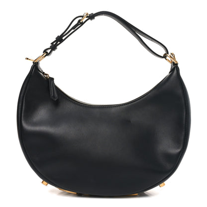 Fendi Vitello Grace Matte Small Fendigraphy Hobo Bag Black 1 of 10