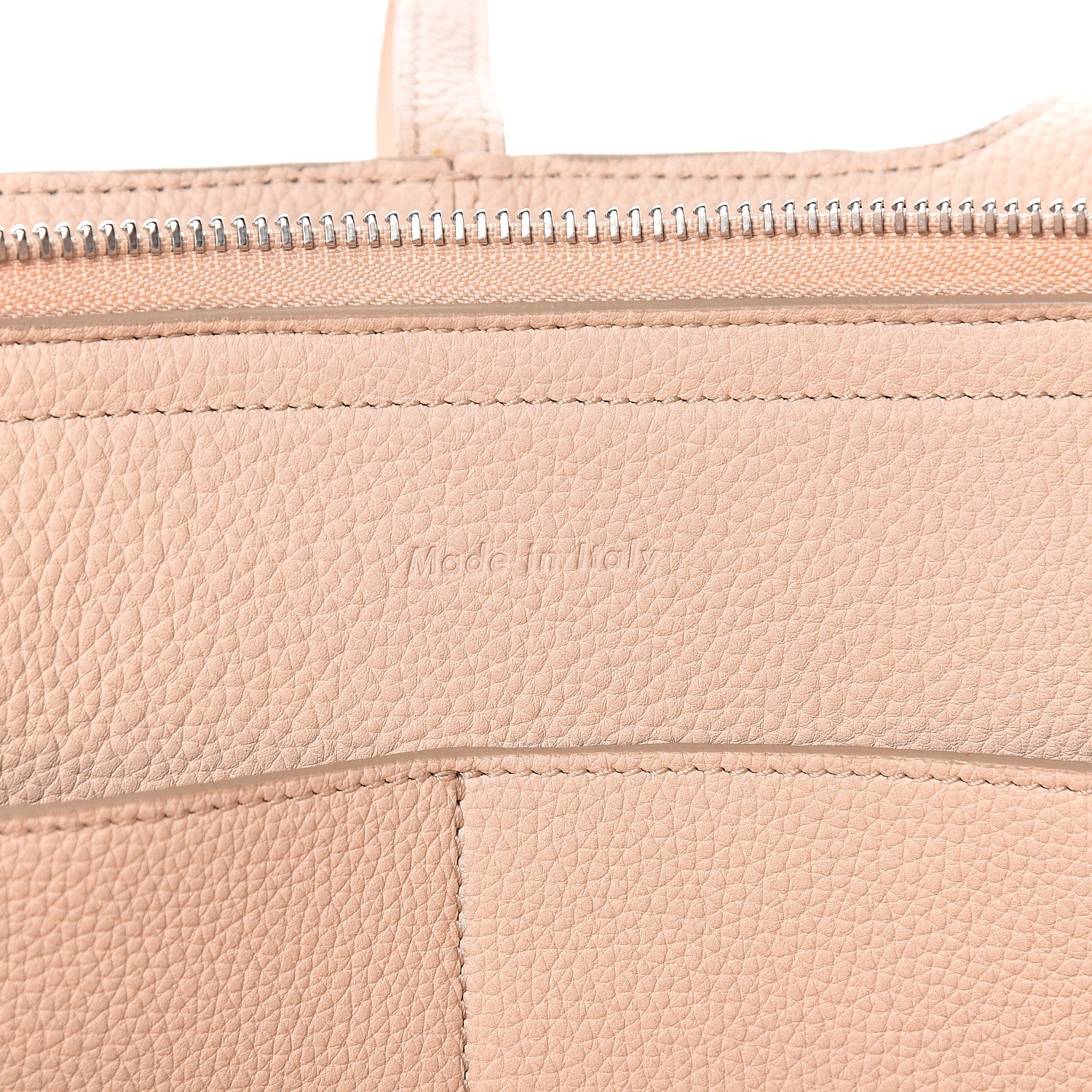 Celine Baby Grained Calfskin Small Tri-Fold Bag Powder 5 of 8