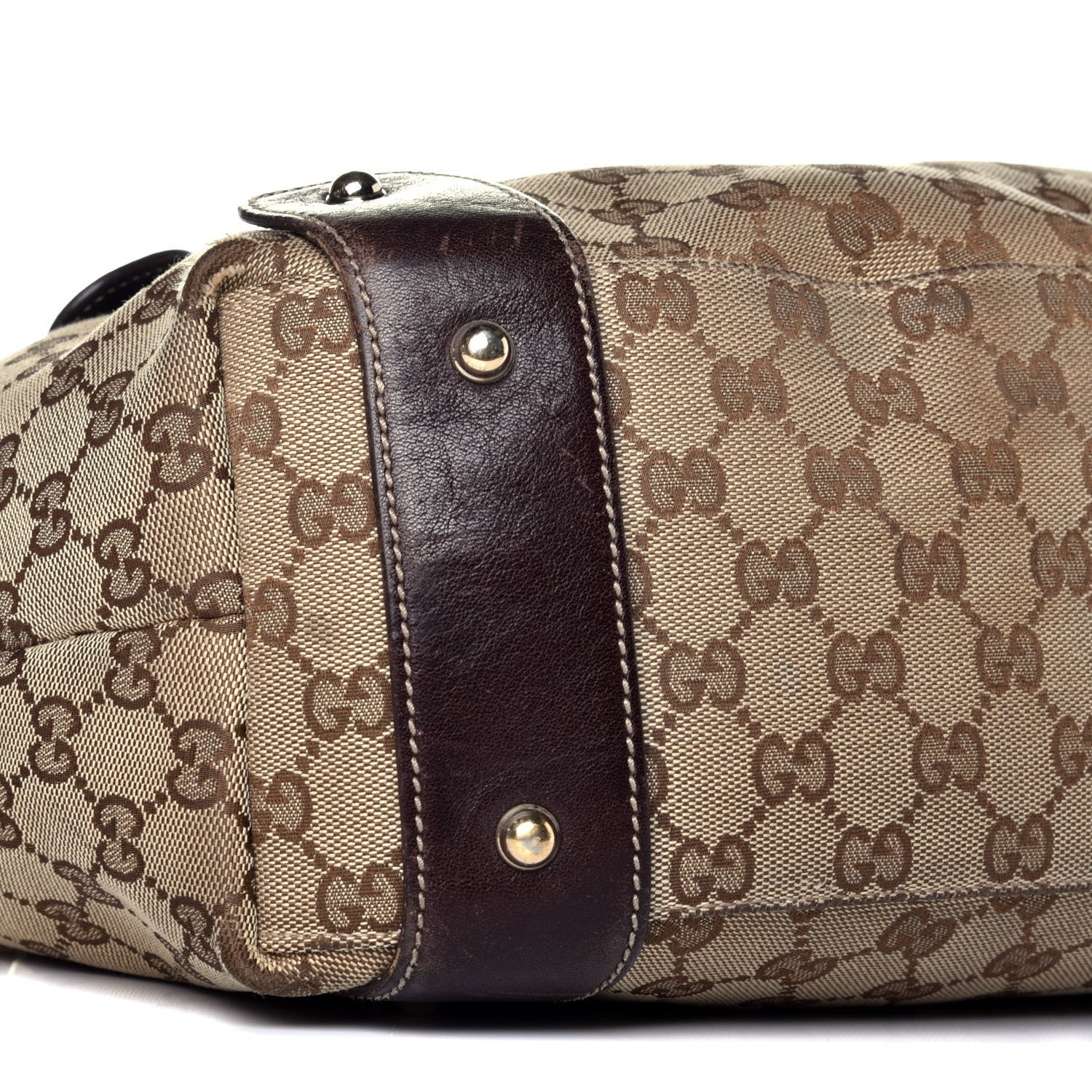 Gucci Monogram Medium Pelham Shoulder Bag Dark Brown 8 of 9