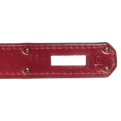 Hermes Box Kelly Retourne 32 Rouge H 23 of 28