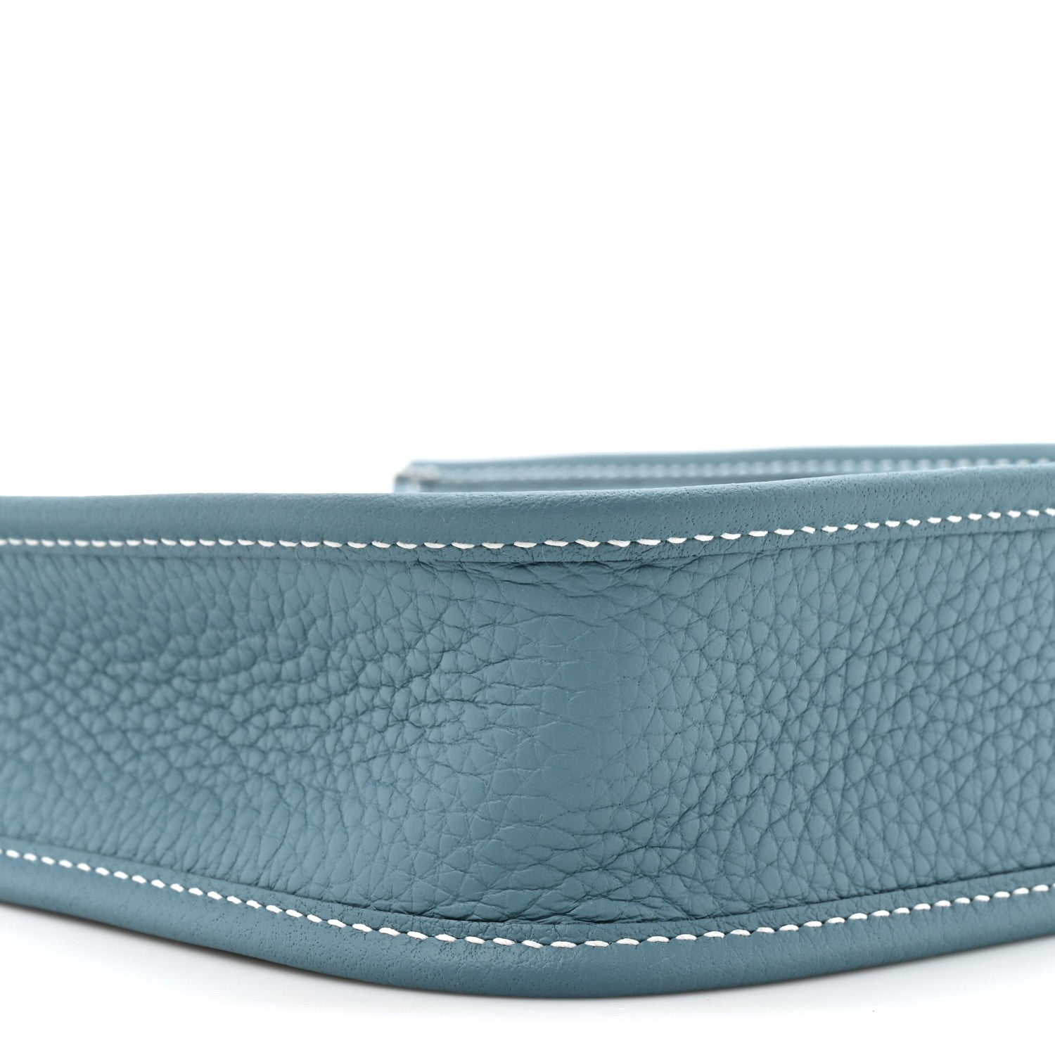 Hermes Taurillon Clemence Evelyne TPM New Blue Jean 10 of 11
