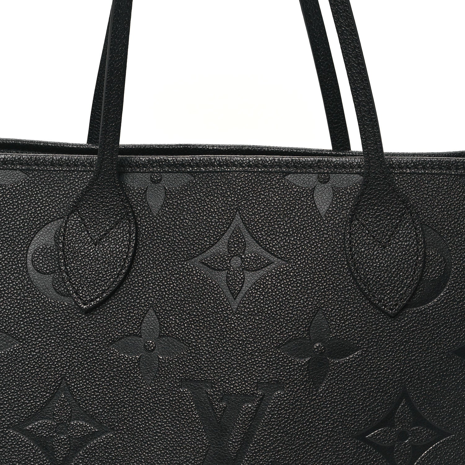 Louis Vuitton Empreinte Monogram Giant Neverfull MM Black 8 of 11