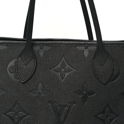 Louis Vuitton Empreinte Monogram Giant Neverfull MM Black 8 of 11