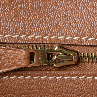 Hermes Taurillon Clemence Birkin 35 Gold 23 of 32