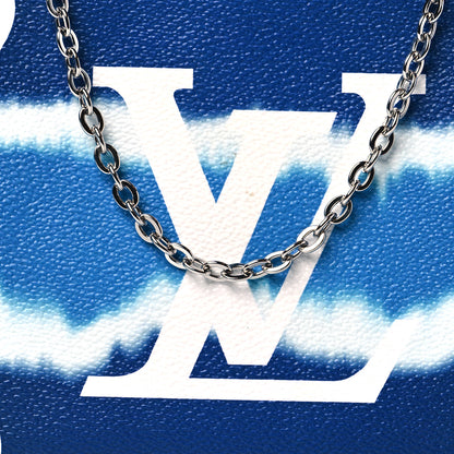Louis Vuitton Monogram Giant Escale Double Zip Pochette Blue 8 of 11
