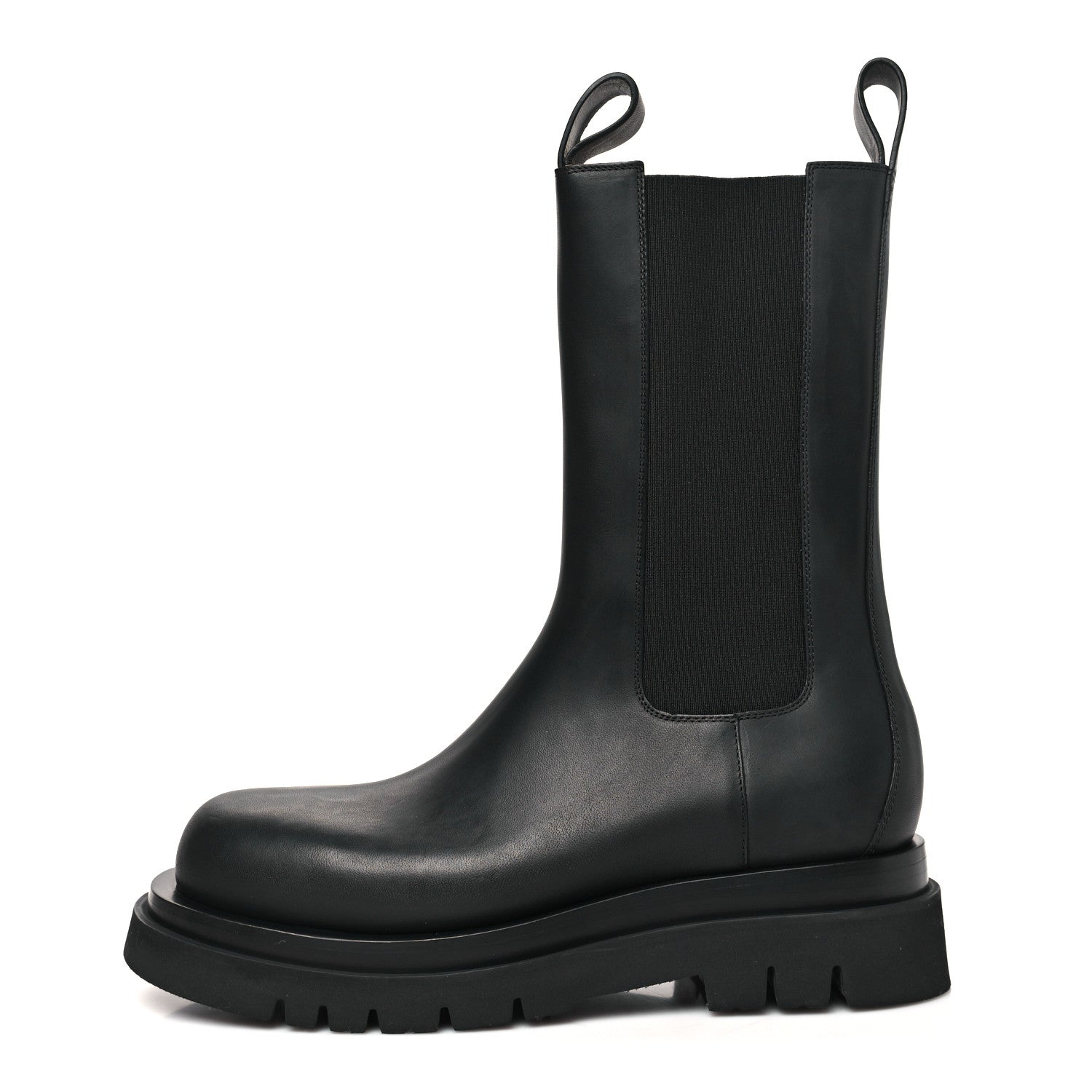 Bottega Veneta Calfskin The Lug Chelsea 55mm Boots 39 Black 1 of 8