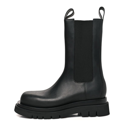 Bottega Veneta Calfskin The Lug Chelsea 55mm Boots 39 Black 1 of 8