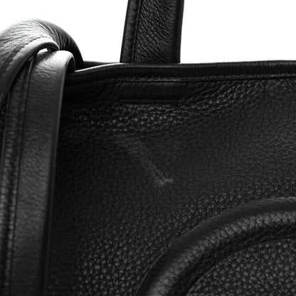 Telfar Pebbled Calfskin Medium Carry Bag Black 11 of 11