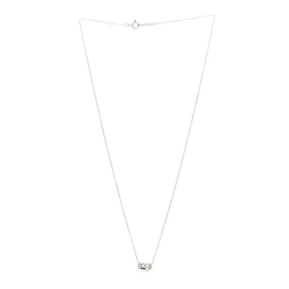 Tiffany Sterling Silver 9mm Elsa Peretti Bean Pendant Necklace 3 of 7