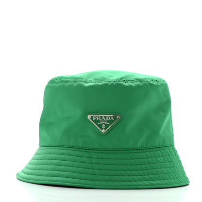Prada Re-Nylon Triangle Womens Bucket Hat M Menta 3 of 10