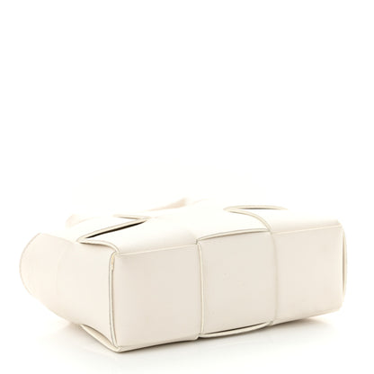 Bottega Veneta Lambskin Maxi Intreccio Candy Arco Tote White 5 of 12