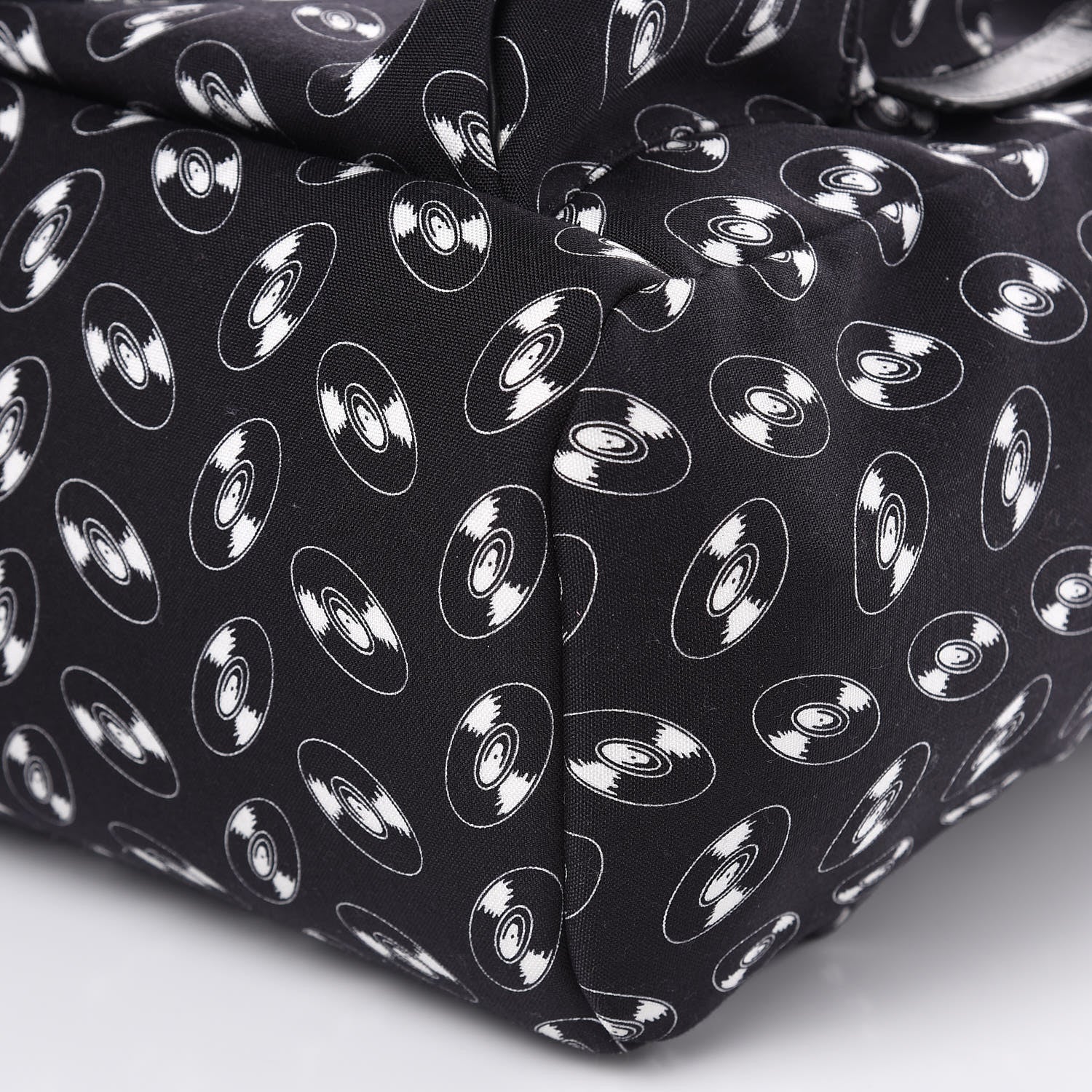 Saint Laurent Canvas Vinyl Record Print Hunting Rucksack Backpack Black 7 of 9