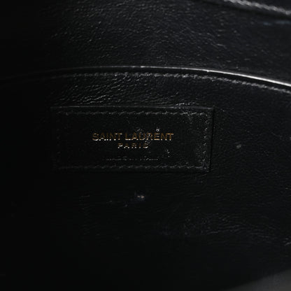 Saint Laurent Smooth Calfskin Small Manhattan Shoulder Bag Black 5 of 9