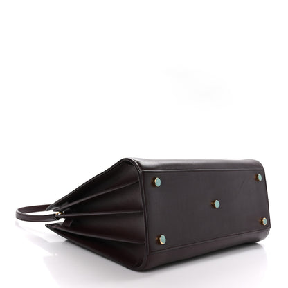 Saint Laurent Grained Calfskin Small Classic Sac De Jour Bordeaux 4 of 16