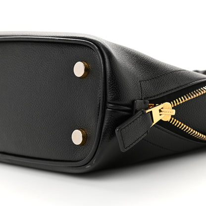Tom Ford Pebbled Calfskin Medium Jennifer Zip Tote Black 8 of 9