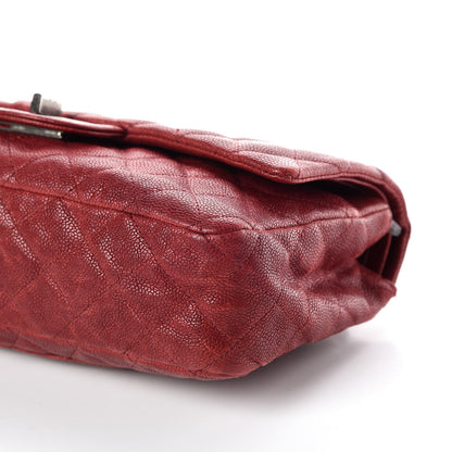 Chanel Washed Caviar Quilted 2.55 Reissue 225 Bijoux Chain Flap Red 6 of 10