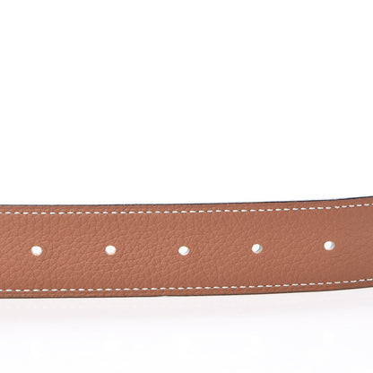 Hermes Box Togo 32mm H Belt 80 Black Gold 6 of 7