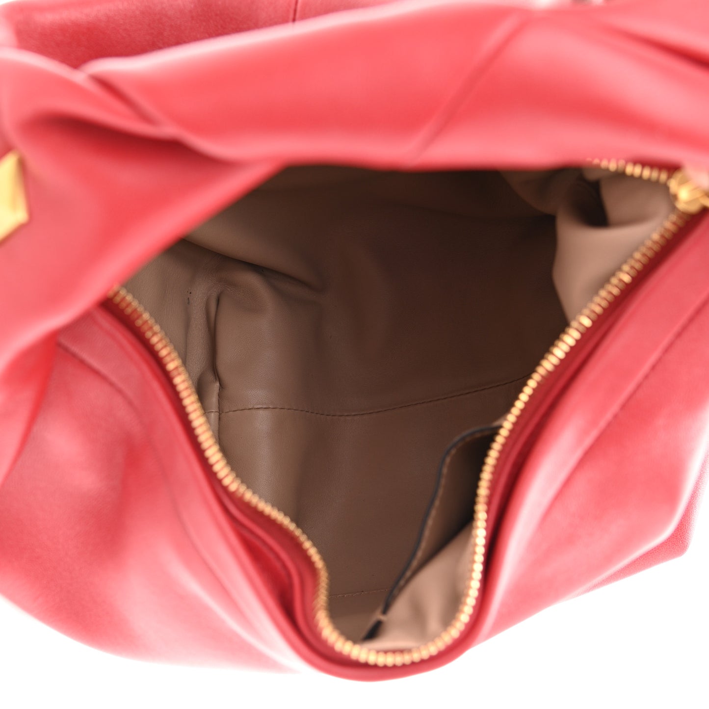 Nappa Small Roman Stud Hobo Rosso Valentino