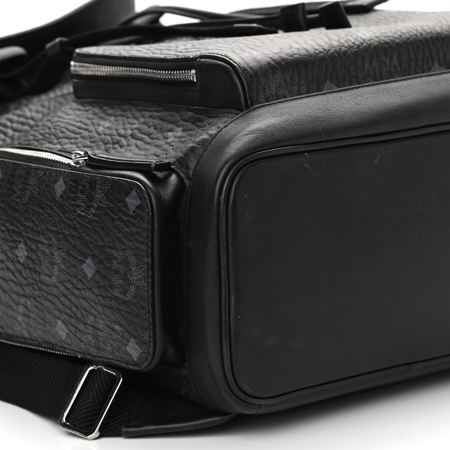 MCM Visetos Brandenburg Backpack Black 8 of 11