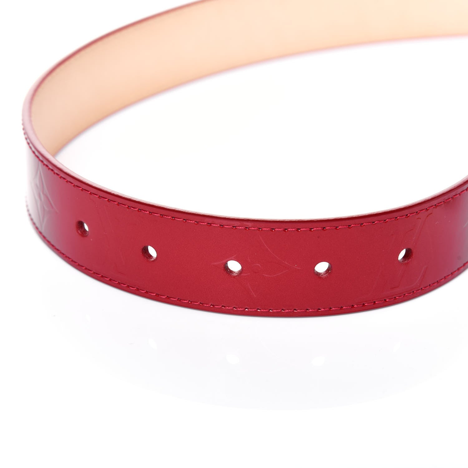 Louis Vuitton Vernis Ceinture 30mm Belt 90 36 Rouge 6 of 9