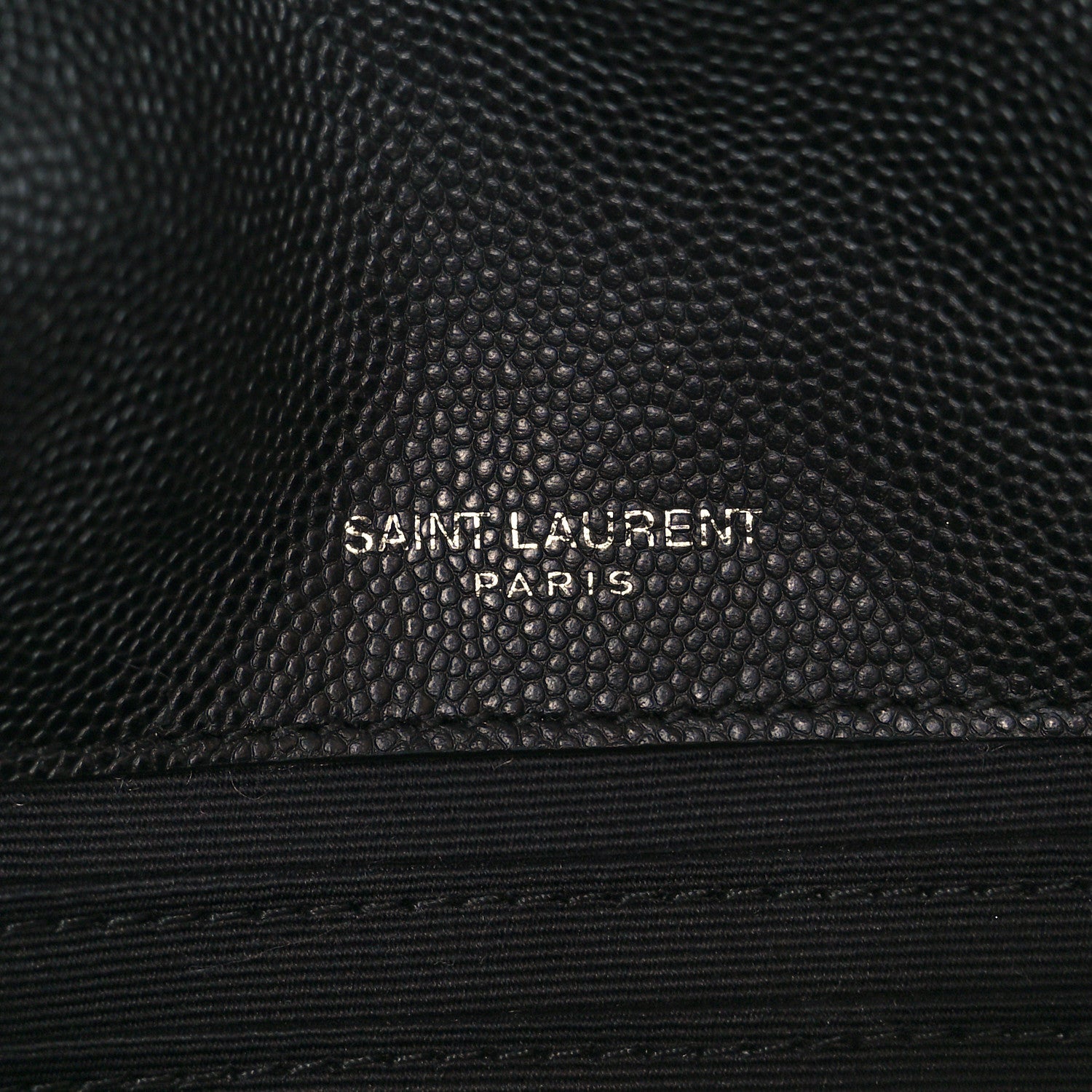 Saint Laurent Grain De Poudre Monogram Toy West Hollywood Fold-Over Bag Black 7 of 12