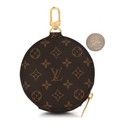 Louis Vuitton Monogram Multi Pochette Accessories Round Coin Purse Rouge 2 of 4