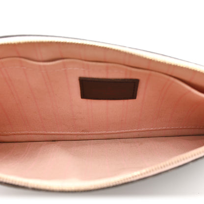 Louis Vuitton Damier Ebene Neverfull MM GM Pochette Rose Ballerine 5 of 11