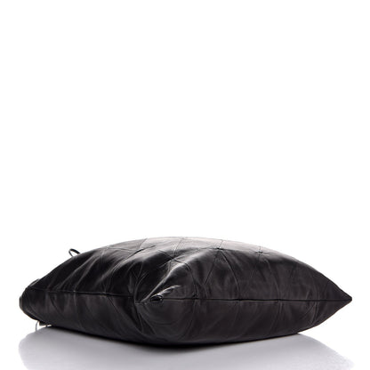 Saint Laurent Lambskin Patchwork Jamie Drawstring Bag Black 4 of 7