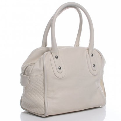Chanel Calfskin Small CC Bowler White 3 of 7