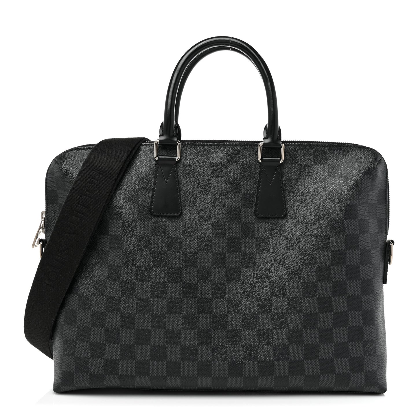 Damier Graphite Porte-Documents Jour