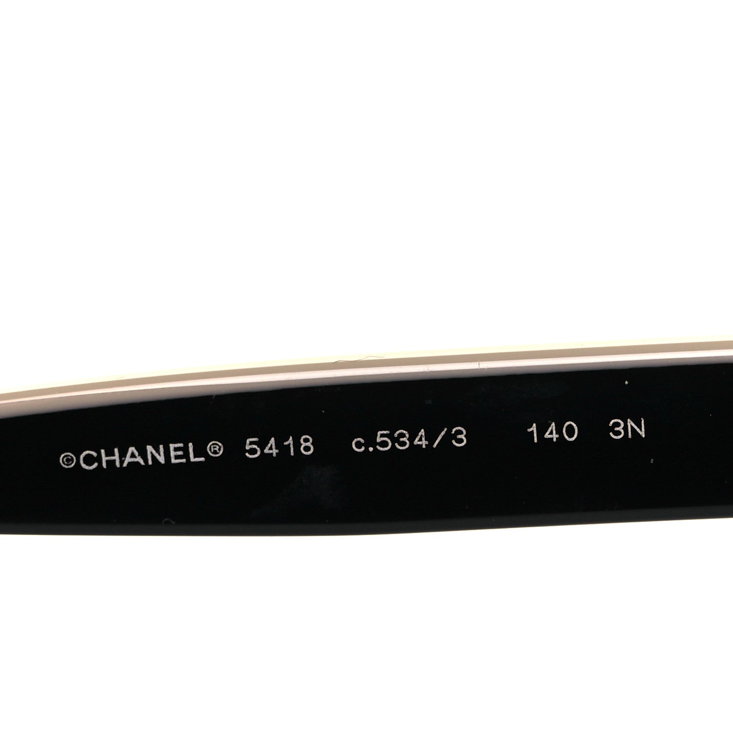 Chanel Acetate Logo Shield Sunglasses 5418 Black 7 of 8