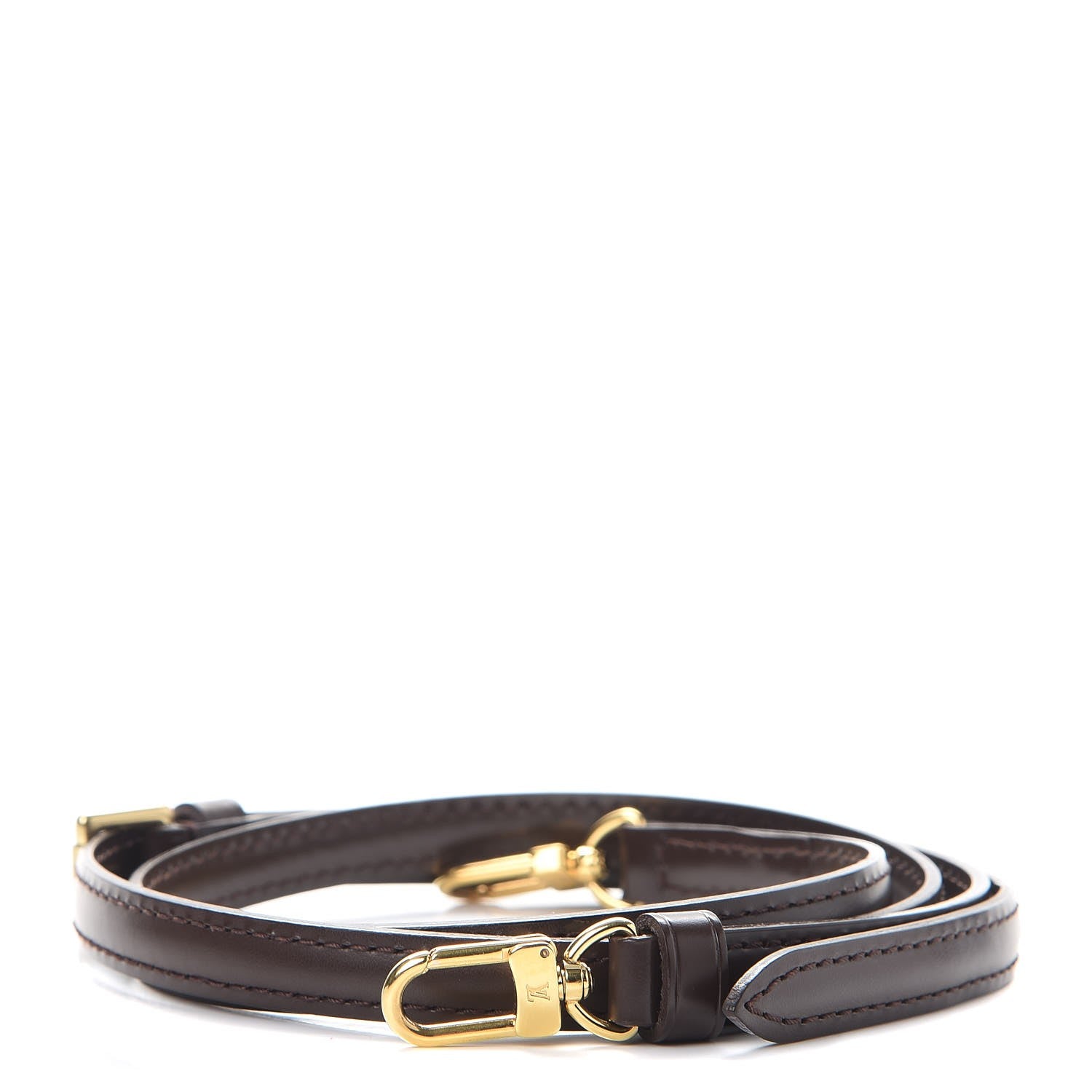 Louis Vuitton Calfskin 16mm Adjustable Shoulder Strap Brown 1 of 5