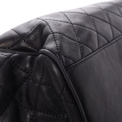Chanel Caviar Quilted Timeless Accordion Flap Black 10 of 12