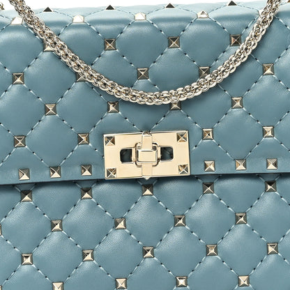 Valentino Garavani Nappa Medium Rockstud Spike Shoulder Bag Nube 7 of 10