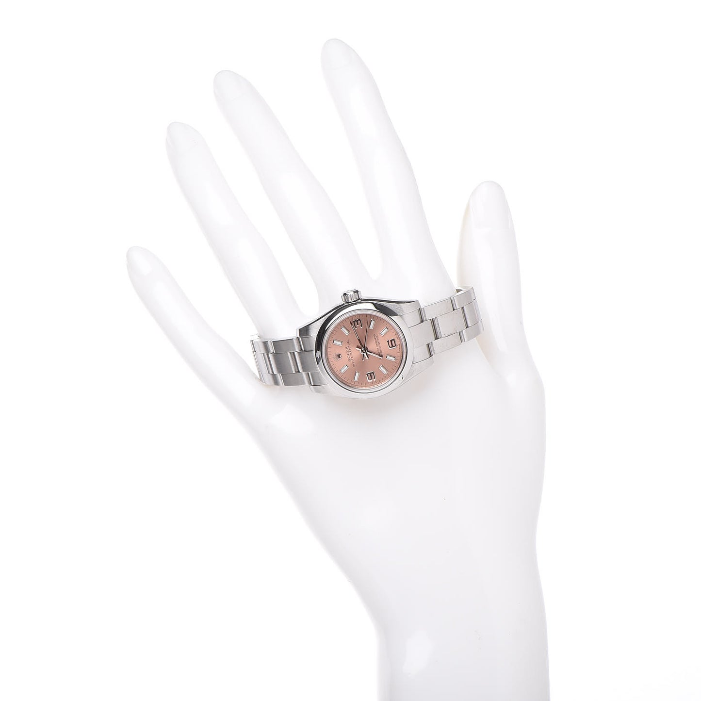 Stainless Steel 26mm Oyster Perpetual Watch Pink 176200
