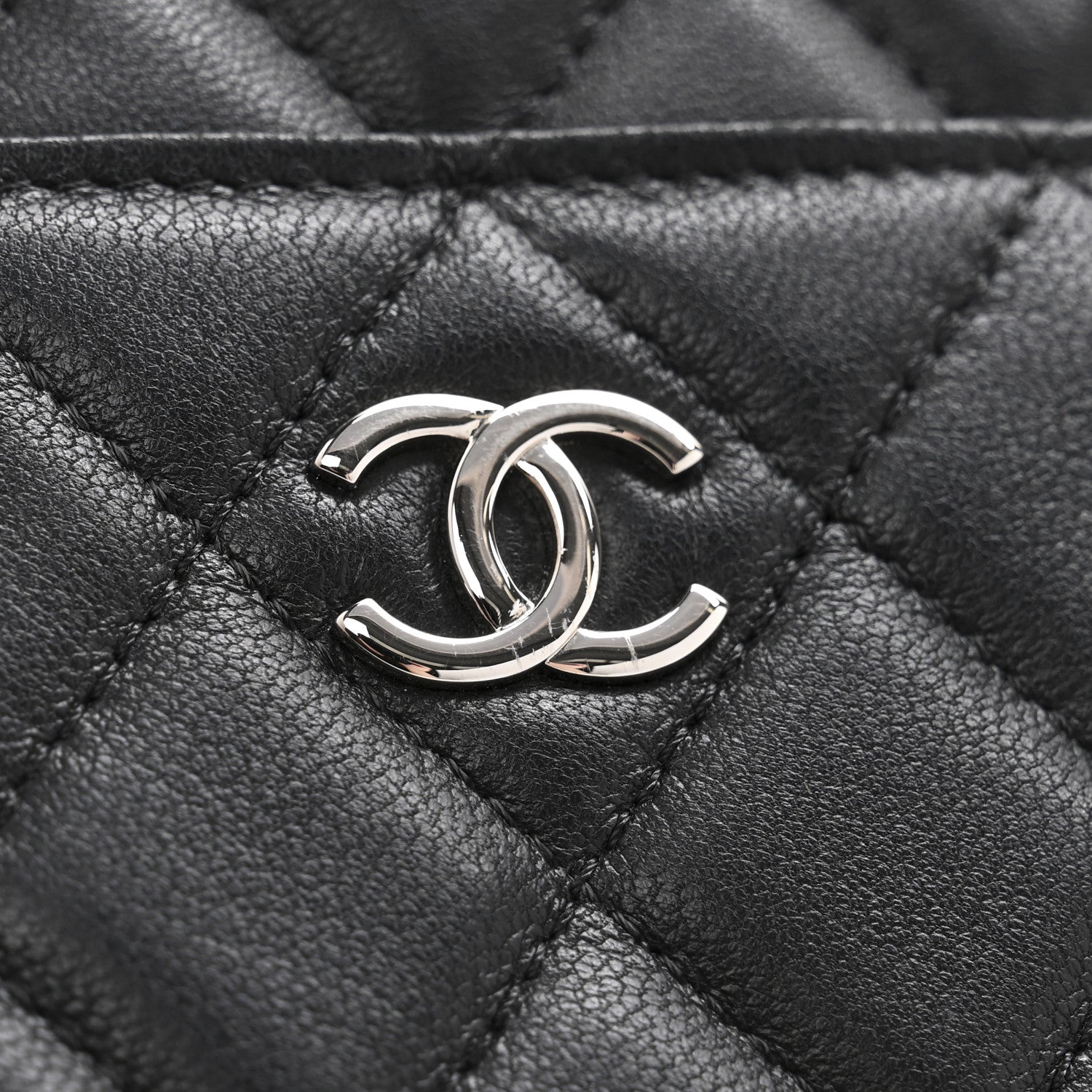 Chanel Lambskin Quilted Classic iPhone Pouch Black 8 of 9