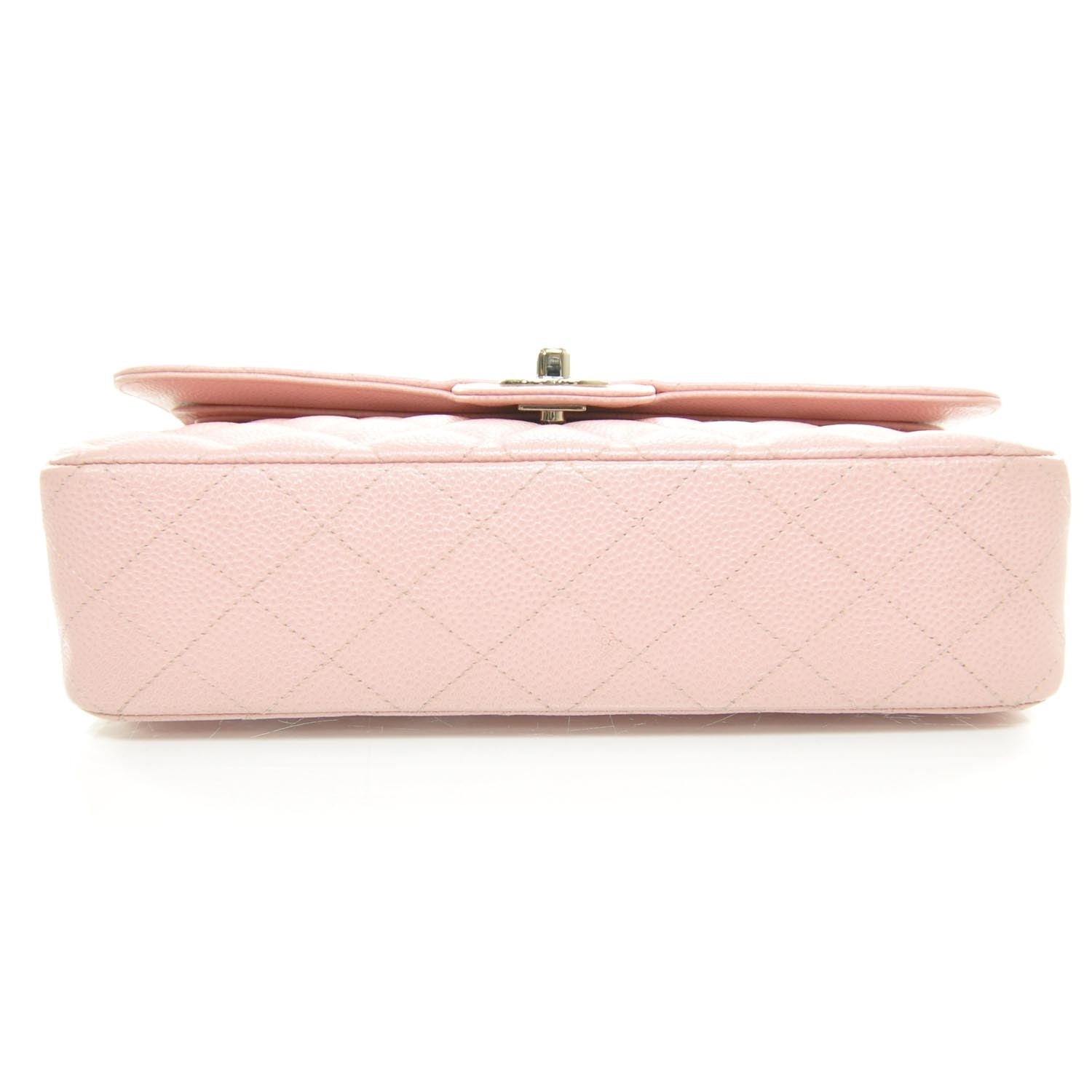 Chanel Caviar Medium Double Flap Pink SHW 4 of 10