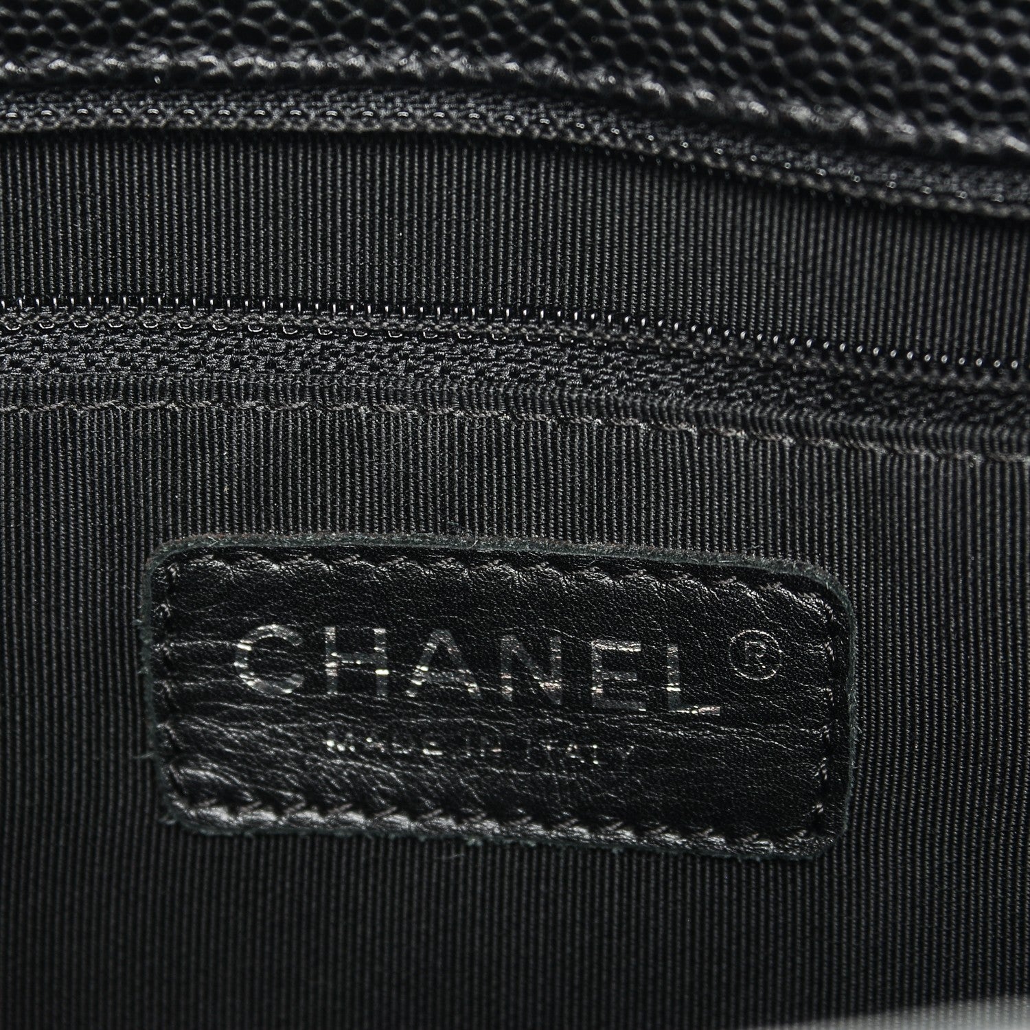Chanel Caviar Quilted Grand Shopping Tote GST Black 6 of 8