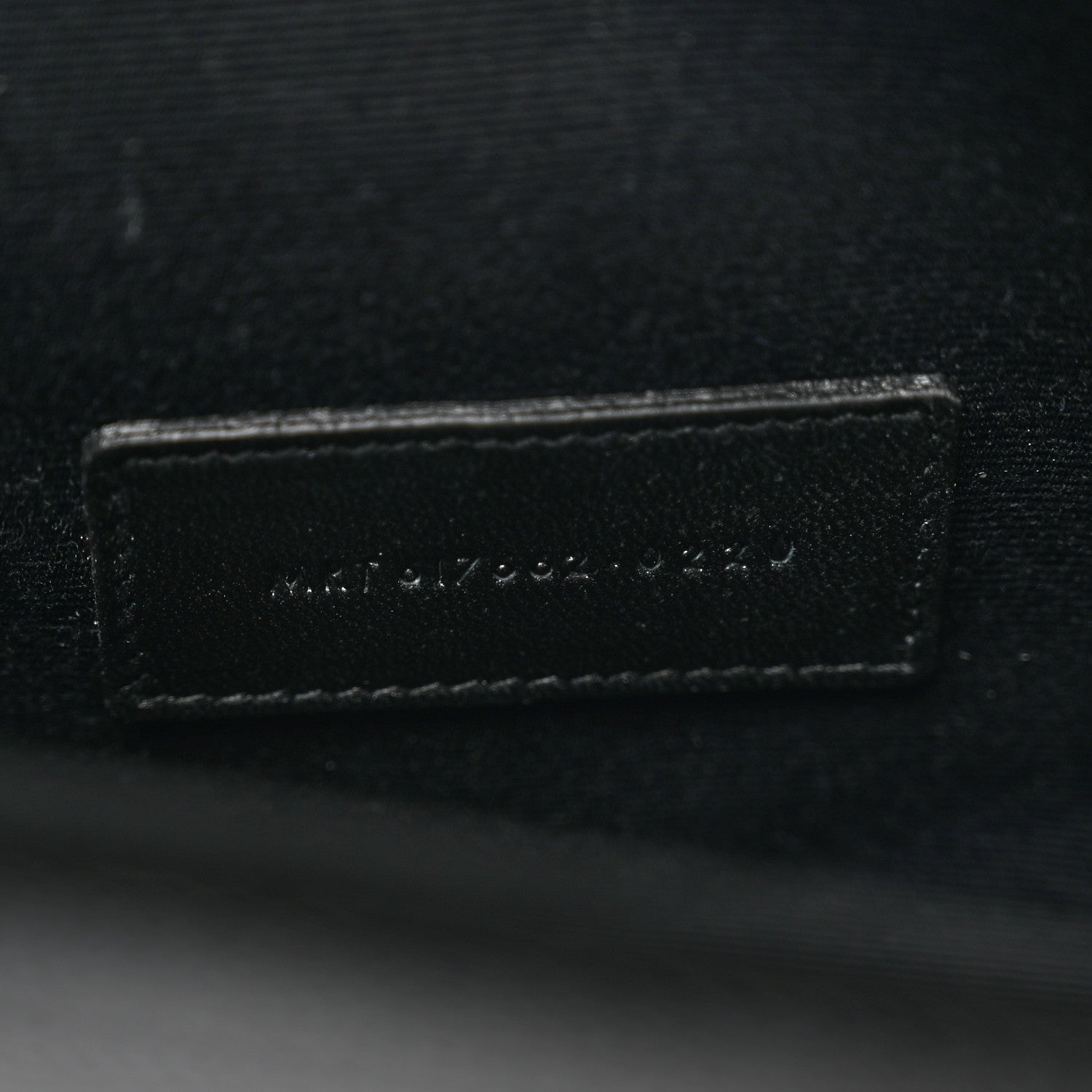 Saint Laurent Grain De Poudre Matelasse Chevron Monogram Envelope Clutch Black 7 of 8