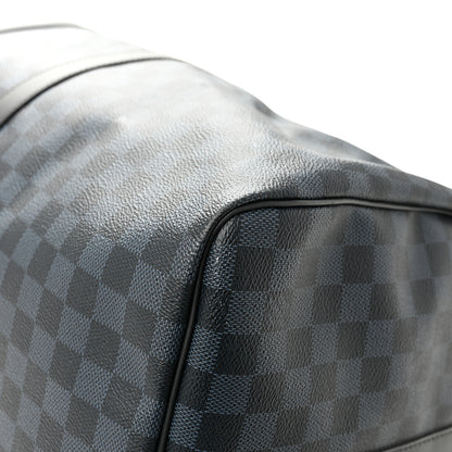 Louis Vuitton Damier Cobalt Keepall Bandouliere 55 10 of 11