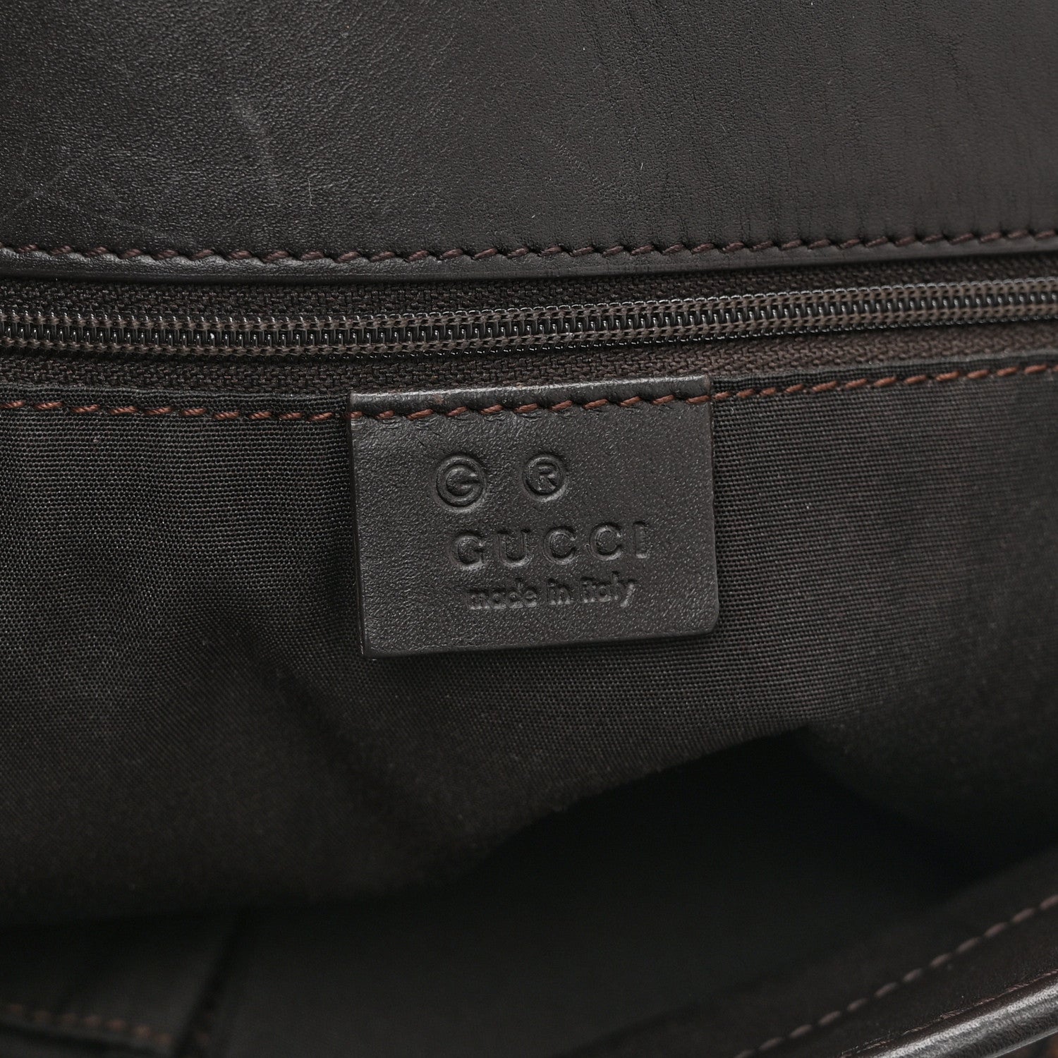 Gucci Monogram Large Eclipse Tote Dark Brown 6 of 11