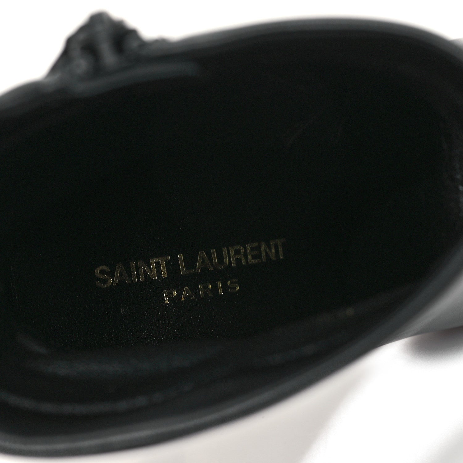 Saint Laurent Calfskin Opyum Ankle Boots 39 Black 8 of 10